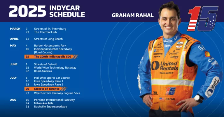 2025 IndyCar Schedule