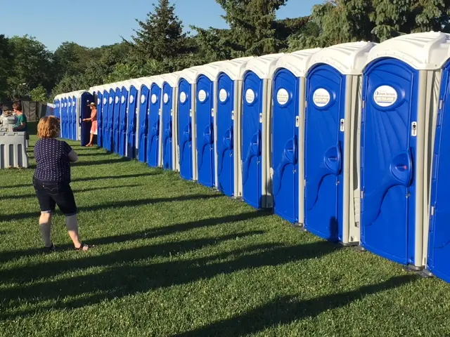 Porta Potties at large event