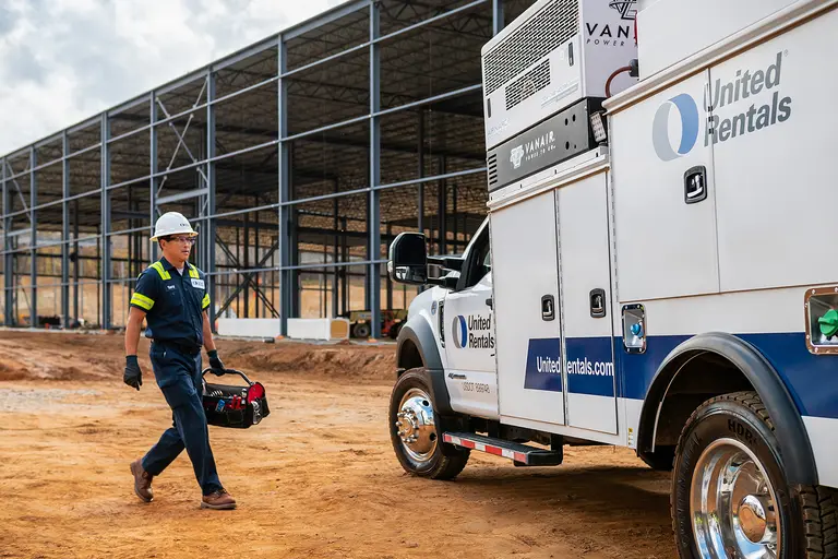 CES employee at a jobsite