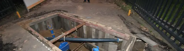 Timber Shoring used in Water Main Project – Cronulla