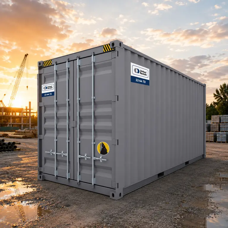 20ft high cube shipping container for secure site storage