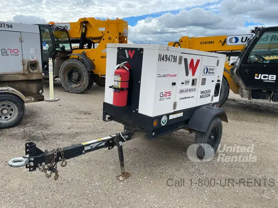 2022 Wacker Neuson G25 T4F Diesel Generator