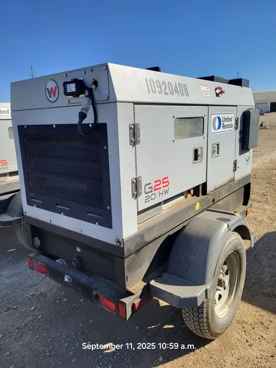 2019 Wacker Neuson G 25 Diesel Generator