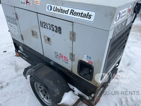 2021 Wacker Neuson G25 T4F Diesel Generator