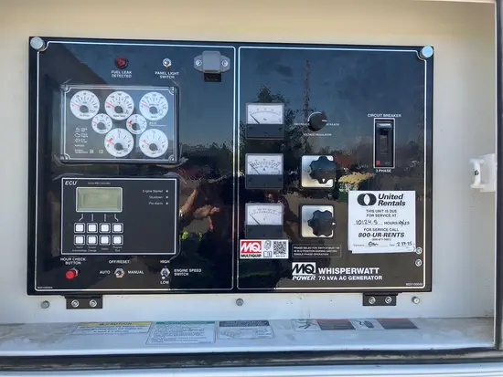 2021 Multiquip DCA70SSIU4F Diesel Generator