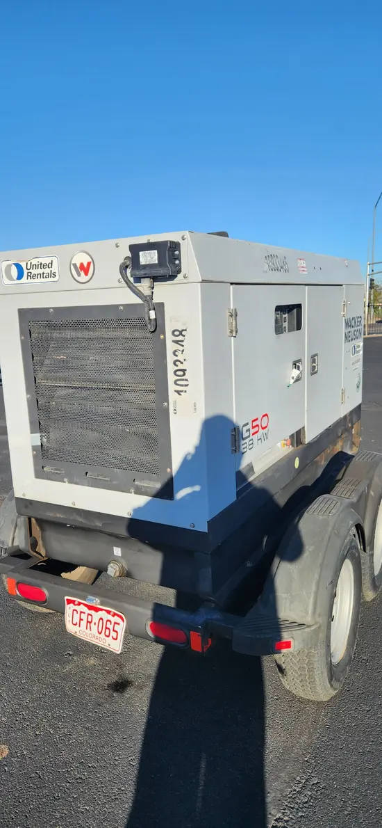 2019 Wacker Neuson G50 T4F Diesel Generator