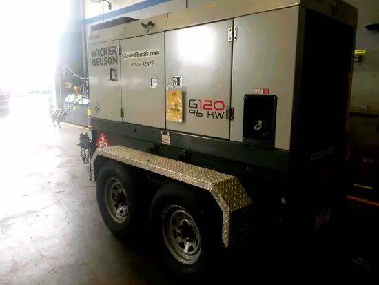 2014 Wacker Neuson G 120 Diesel Generator