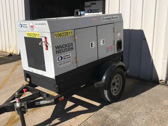 2017 Wacker Neuson G25 T4F Diesel Generator