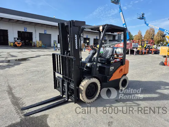2019 Doosan G25P-7DF Warehouse Forklift