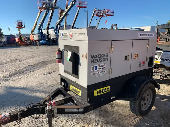 2017 Wacker Neuson G25 T4F Diesel Generator