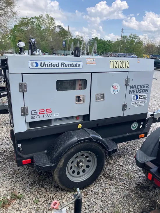 2021 Wacker Neuson G25 T4F Diesel Generator