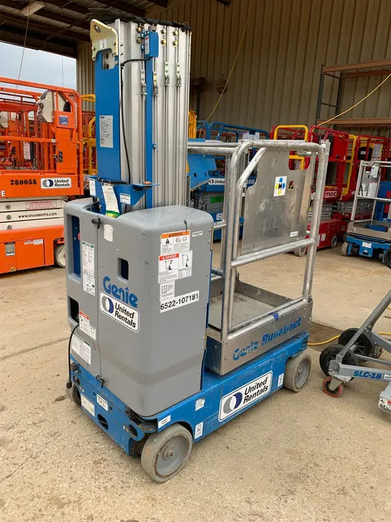 2018 Genie GR-20 Self-Propelled One-Person Lift