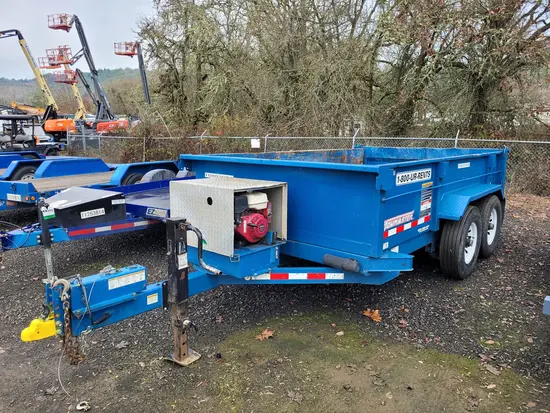 2018 Towmaster T-12HD 12FT GAS Dump Trailer