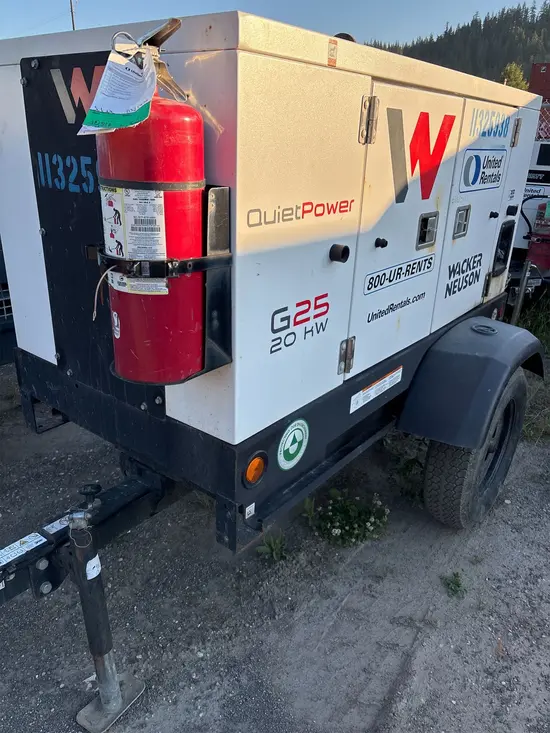 2021 Wacker Neuson G25 T4F Diesel Generator