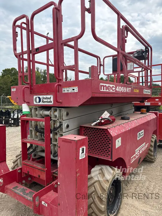 2019 MEC 4069RT Rough Terrain Scissor Lift