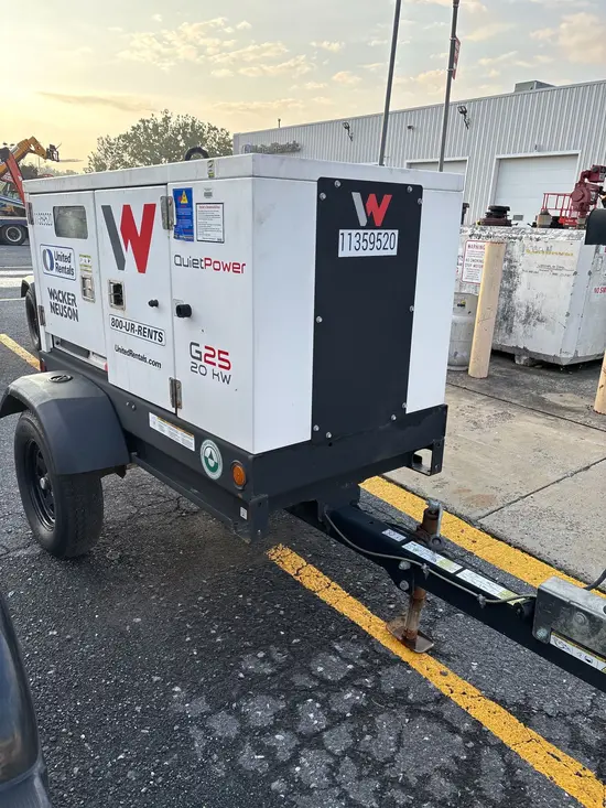 2022 Wacker Neuson G25 T4F Diesel Generator