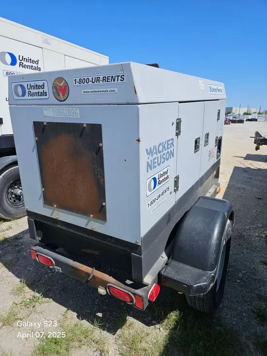 2017 Wacker Neuson G25 T4F Diesel Generator