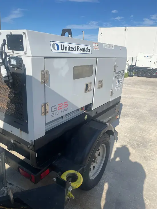 2019 Wacker Neuson G25 T4F Diesel Generator