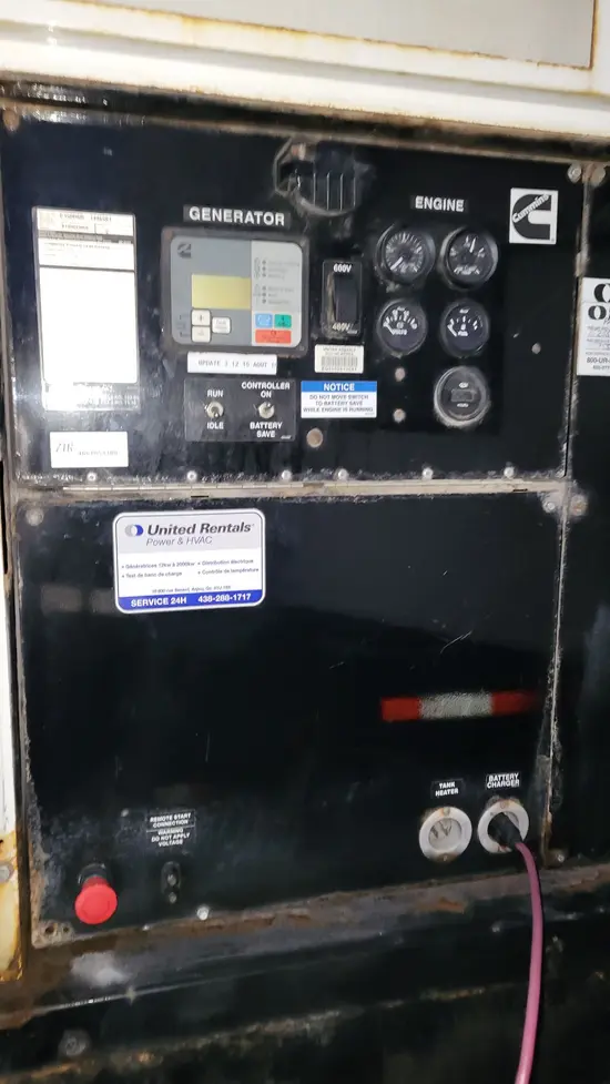 2014 Cummins C150D6R Diesel Generator