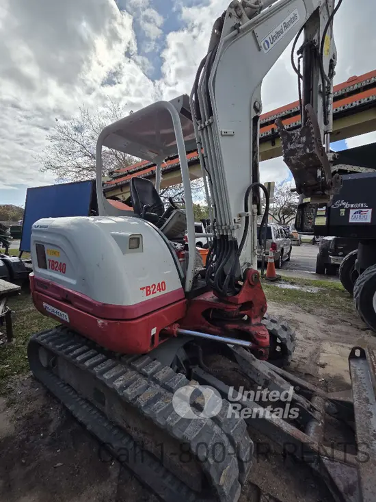 2021 Takeuchi TB240 Mini Excavator