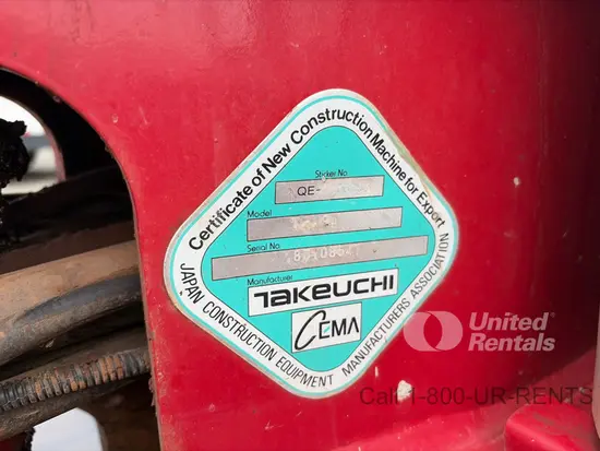 2021 Takeuchi TB290C Mini Excavator
