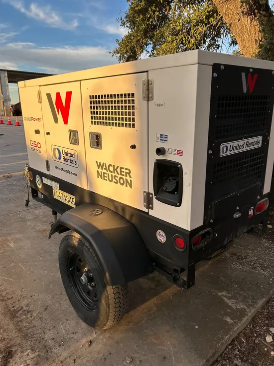2022 Wacker Neuson G50 T4F Diesel Generator