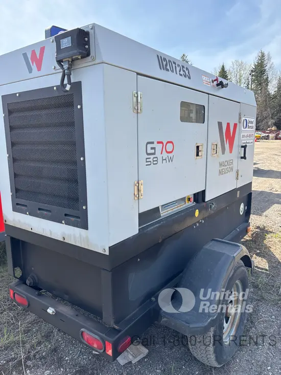 2021 Wacker Neuson G70 T4F Diesel Generator