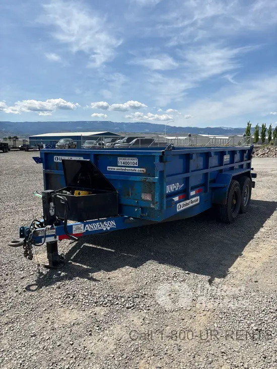 2021 Anderson Trailers D7147TLP Dump Trailer