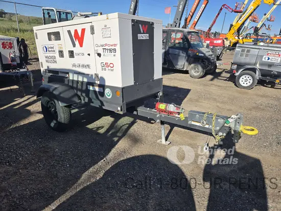 2022 Wacker Neuson G50 T4F Diesel Generator