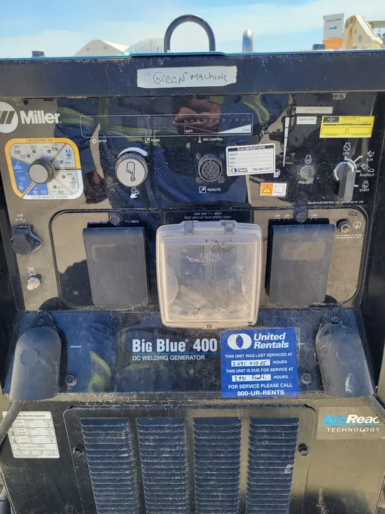 2021 Miller Welders BIG BLUE 400PRO Welder