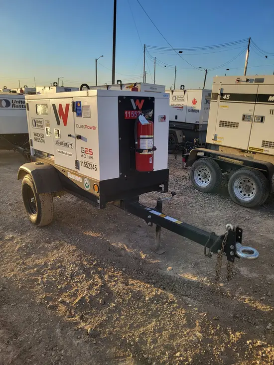 2022 Wacker Neuson G25 T4F Diesel Generator