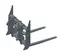 Gray CASE 106 in. Pallet Fork Attachment for Wheel Loader
