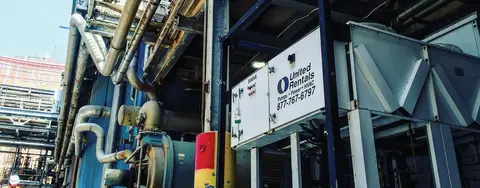 power equipment in plant