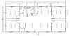 Mobile office with 2 restrooms floor plan