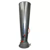 Silver Texas Pneumatic 6 inch venturi air horn