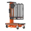 Orange JLG pusharound lift