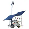 Gray PROGRESS HELIOS-2 600-800W Towable LED Light Tower, 1,400-1,600W Solar