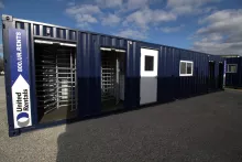 smart turnstiles on jobsite