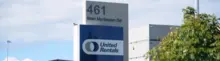 United Rentals Mobile Storage Brisbane Airport branch.