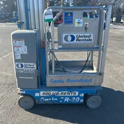2018 Genie GR-20 Self-Propelled One-Person Lift