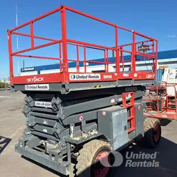 2017 Skyjack SJ8841RT Rough Terrain Scissor Lift