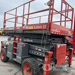 2018 Skyjack SJ8841RT Rough Terrain Scissor Lift